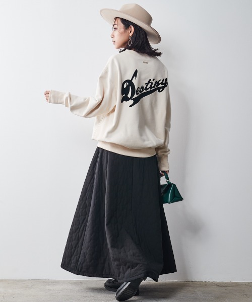 「CHIC STYLE」 「SMILELAND」スウェットカットソー 4L アイボリー レディース_画像7