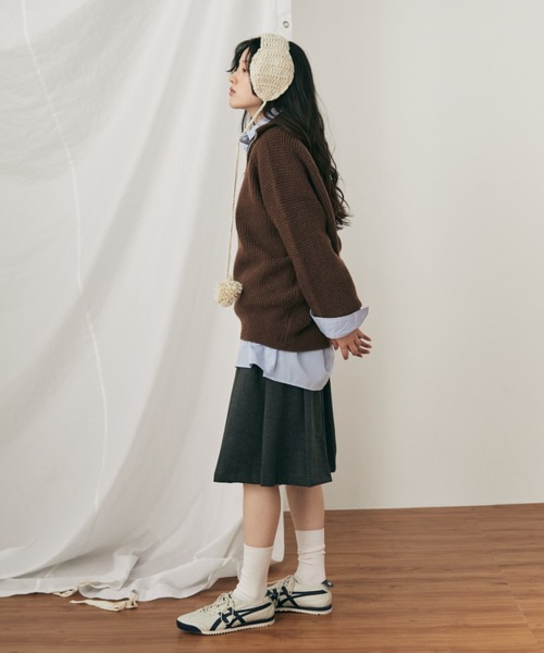 「MERLOT」 長袖ニット FREE ピンク レディース_画像4