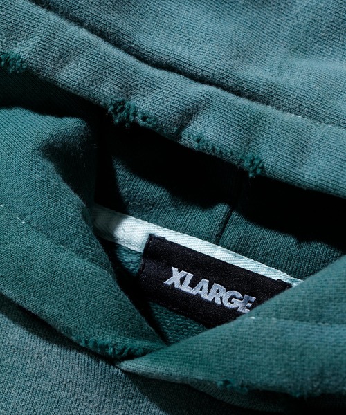 「XLARGE」 プルオーバーパーカー M グリーン メンズの画像