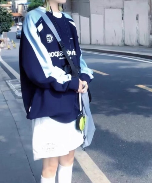 「SHEENA」 長袖カットソー M サックスブルー レディース_画像9