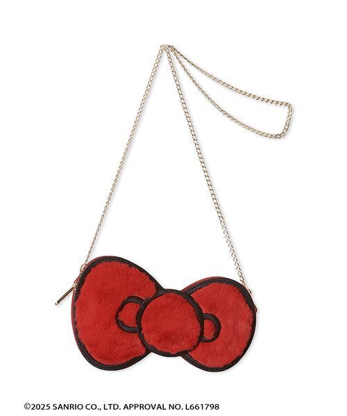 「FURFUR」 ショルダーバッグ「HELLO KITTYコラボ」 F レッド レディース_画像2