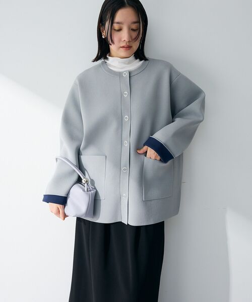 お値下げ✨新品未使用✨ニット コーディガン Green Parks（グリーンパークス） カーディガン リングドットニット