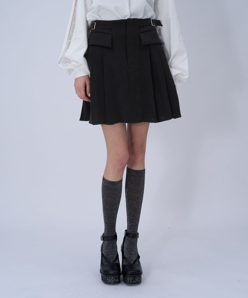 〖 新品 〗HARE トロミプリーツスカパン Fサイズ　黒 楽天市場】トロミプリーツスカパン HARE ハレ パンツ その他のパンツ
