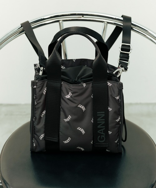 GANNI（ガニー） トートバッグ 「GANNI for ADAM ET ROPE'」Re-Tech