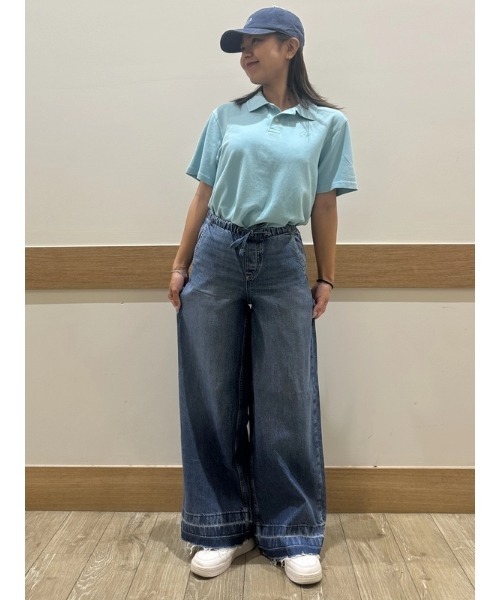 GAP（ギャップ） ワイドパンツ ジーンズ デニム デニムパンツ ミッド