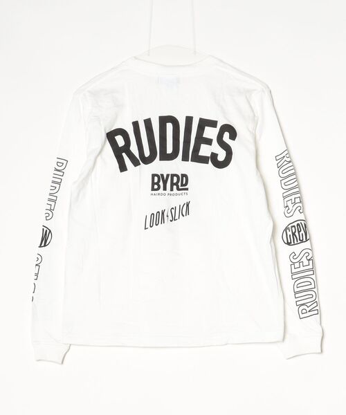 「RUDIE'S」 長袖Tシャツ S ホワイト メンズ_画像2