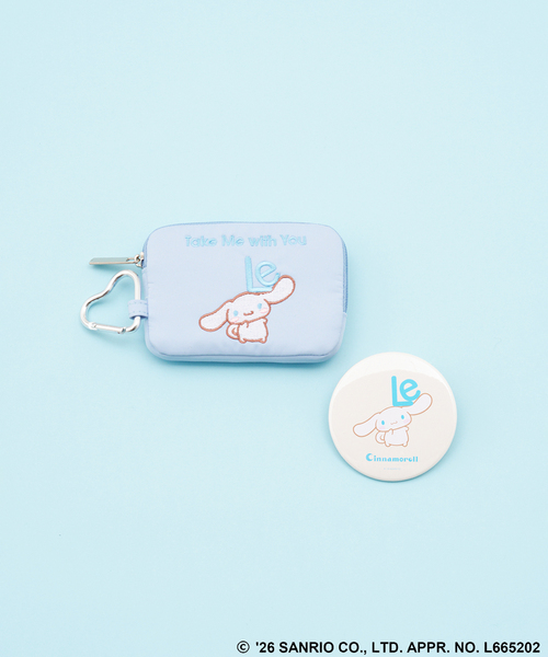 LE TALON（ル タロン） ポーチ Sanrio characters×LE TALON ミラー付き