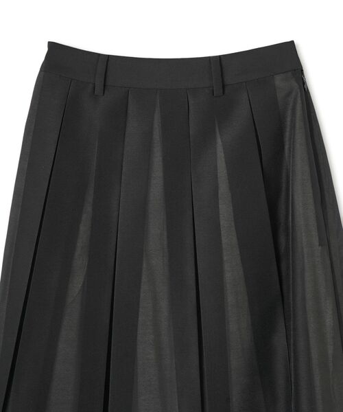 LANVIN en Bleu スカート シアーボックスプリーツスカート : ZOZOTOWN
