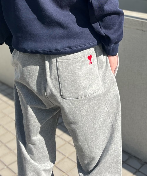スウェットパンツ ジャージ 「AMI PARIS」アミ パリス アミパリ スモールA ハート スウェットパンツ メンズ レディースの画像