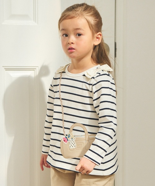 petit main tシャツ ミニバッグ長袖Tシャツ キッズ 子供服 女の子