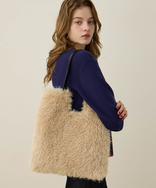 「LE SOUK HOLIDAY」 トートバッグ フリー グレー レディース_画像2