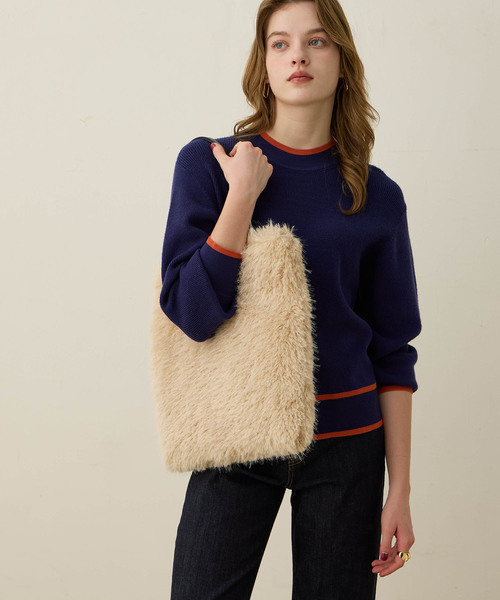 「LE SOUK HOLIDAY」 トートバッグ フリー グレー レディース_画像3