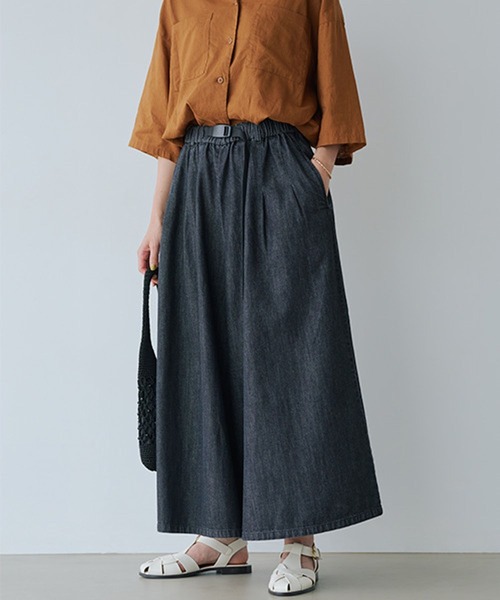 「studio CLIP」 デニムパンツ LARGE ブルー レディース_画像2