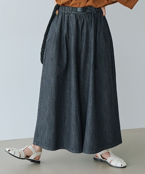 「studio CLIP」 デニムパンツ LARGE ブルー レディース_画像3