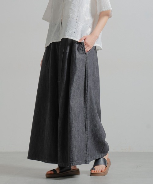 「studio CLIP」 デニムパンツ LARGE ブルー レディース_画像7