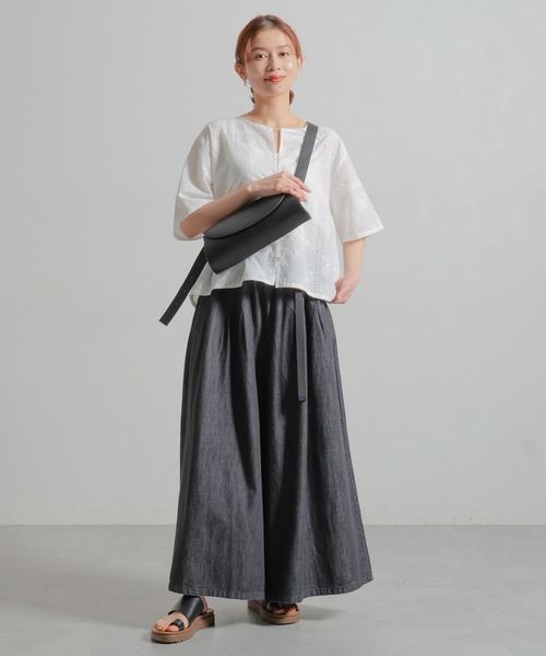 「studio CLIP」 デニムパンツ LARGE ブルー レディース_画像9