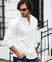 「1PIU1UGUALE3 RELAX 」 長袖Tシャツ X-LARGE ブラック メンズの画像2