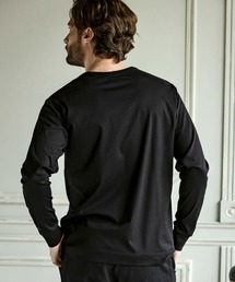 「1PIU1UGUALE3 RELAX 」 長袖Tシャツ X-LARGE ブラック メンズの画像7