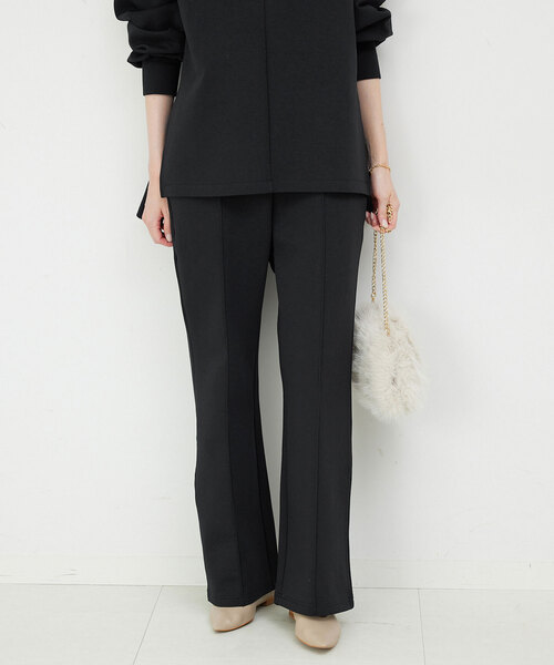 「SLOBE IENA」 イージーパンツ 36 ブラック レディース_画像2