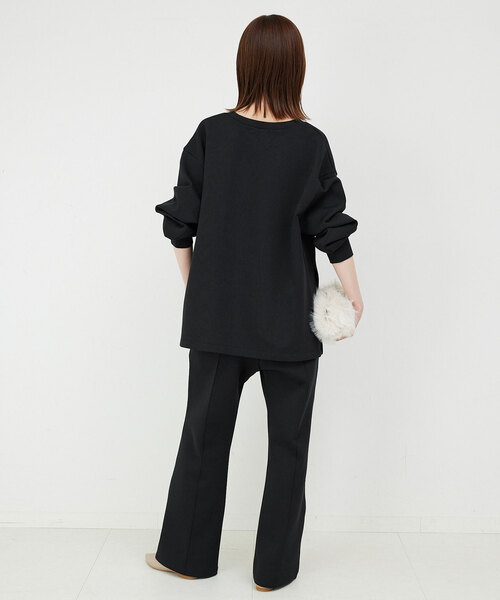 「SLOBE IENA」 イージーパンツ 36 ブラック レディース_画像6