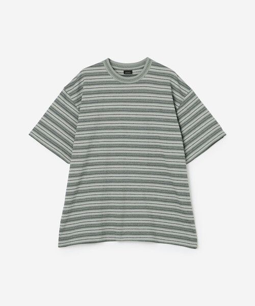 SEDAN ALL-PURPOSE tシャツ | ジャガードストライプ 半袖Tシャツ MEN