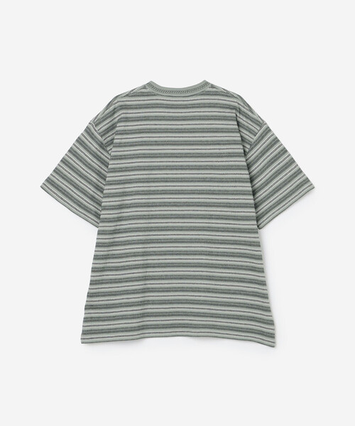 SEDAN ALL-PURPOSE tシャツ | ジャガードストライプ 半袖Tシャツ MEN