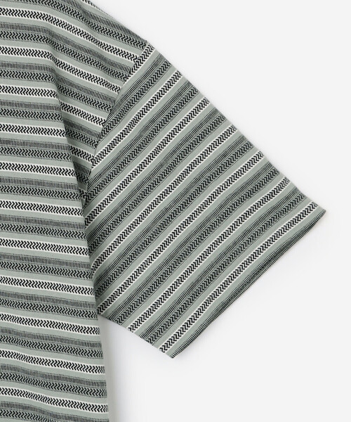 SEDAN ALL-PURPOSE tシャツ | ジャガードストライプ 半袖Tシャツ MEN
