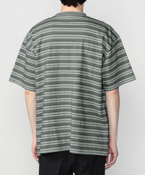 SEDAN ALL-PURPOSE tシャツ | ジャガードストライプ 半袖Tシャツ MEN
