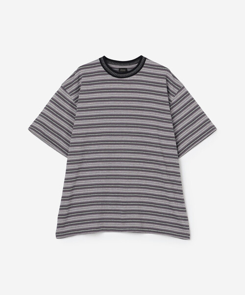 SEDAN ALL-PURPOSE tシャツ | ジャガードストライプ 半袖Tシャツ MEN