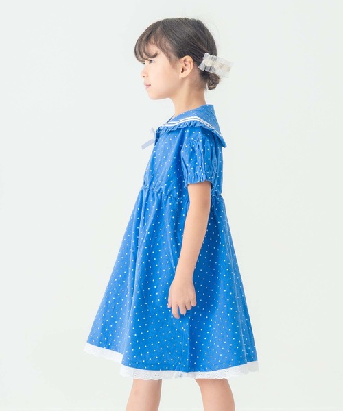 la poche biscuit（ラポシェビスキュイ） ワンピース 「綿100％/レース