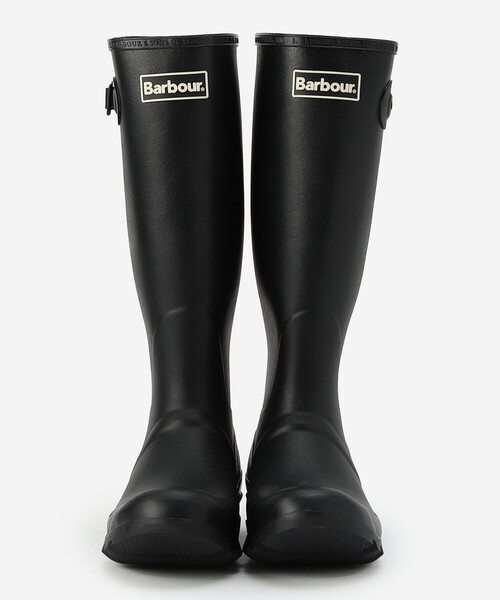 レインブーツ ロング（Barbour／ファッション）（色：ブラック系）の