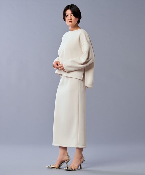 「uncrave」 長袖カットソー 1 グレー レディース_画像2