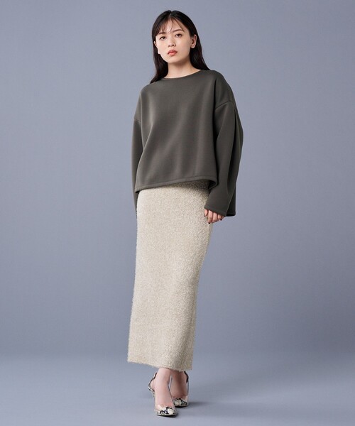 「uncrave」 長袖カットソー 1 グレー レディース_画像8