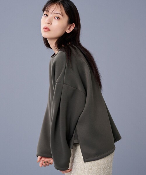 「uncrave」 長袖カットソー 1 グレー レディース_画像9