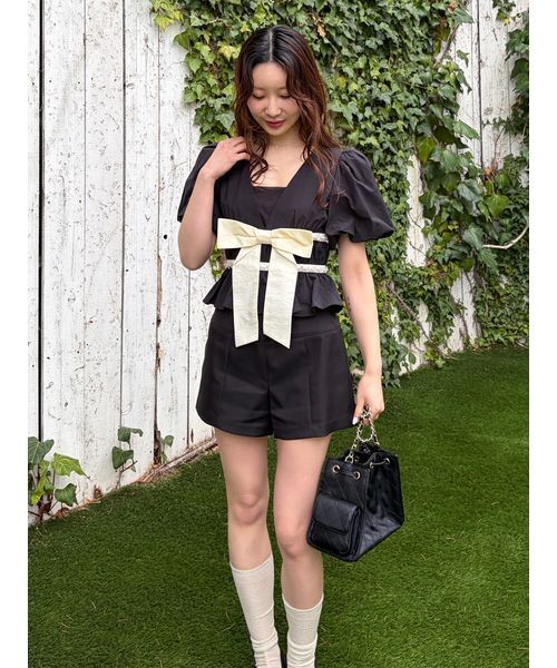 LILY BROWN（リリーブラウン） パンツ ステッチマイクロショートパンツ