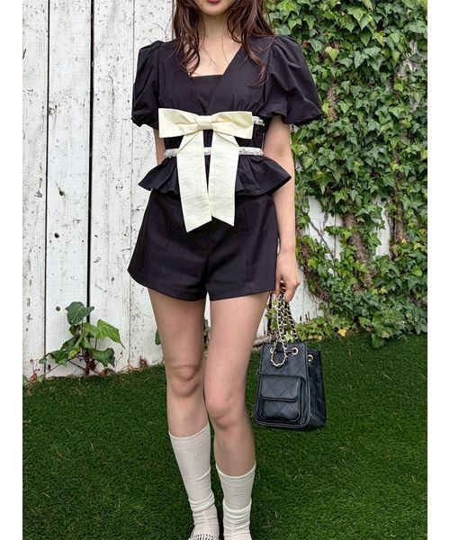 LILY BROWN（リリーブラウン） パンツ ステッチマイクロショートパンツ