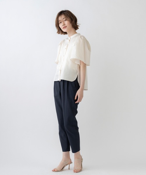 「Sono」 半袖ブラウス 1 ネイビー レディース_画像5
