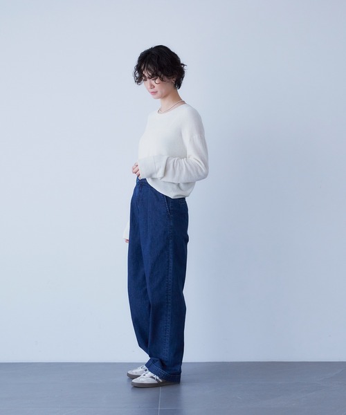 YANUK（ヤヌーク） ジーンズ デニム デニムパンツ タックパンツ