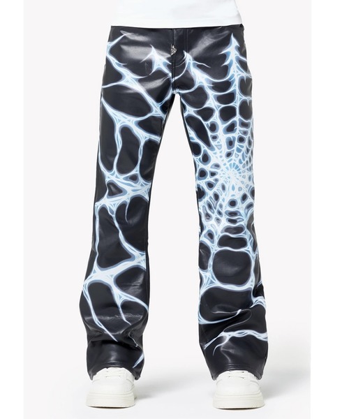 パンツ GUAPI/グアピ/Chrome Web Leather Pant メンズ レディースの画像