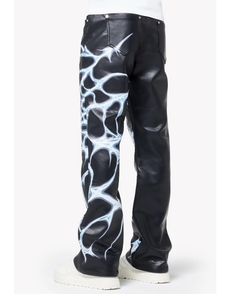 パンツ GUAPI/グアピ/Chrome Web Leather Pant メンズ レディースの画像