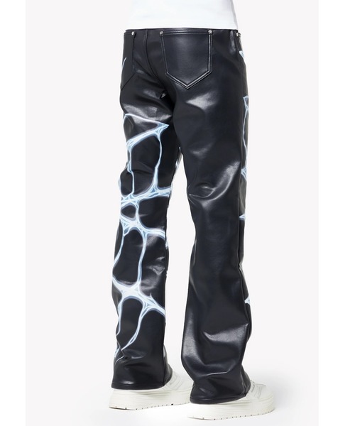 パンツ GUAPI/グアピ/Chrome Web Leather Pant メンズ レディースの画像