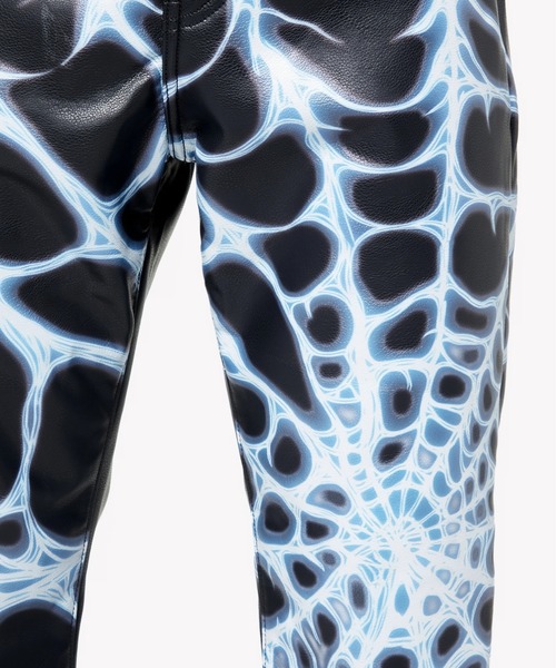 パンツ GUAPI/グアピ/Chrome Web Leather Pant メンズ レディースの画像