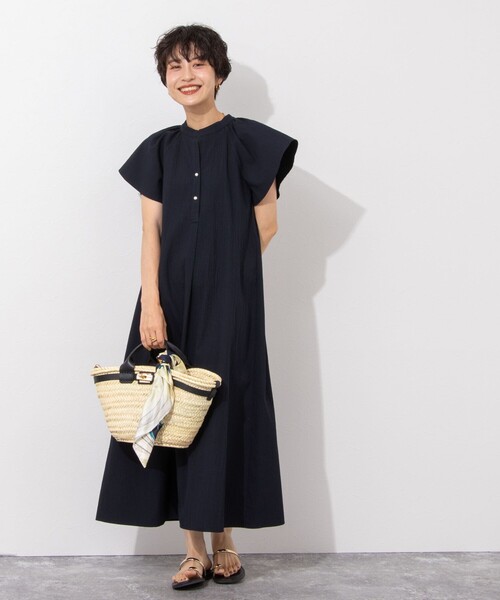 「NOLLEY'S Sophi」 半袖ワンピース 38 ライトグリーン レディース_画像3