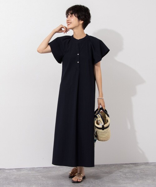 「NOLLEY'S Sophi」 半袖ワンピース 38 ライトグリーン レディース_画像4