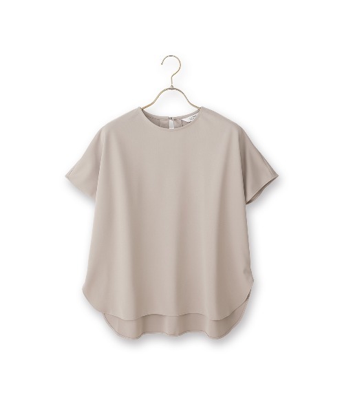 AOYAMA tシャツ 半袖 透けないカットソー「フレンチスリーブ」「クルー