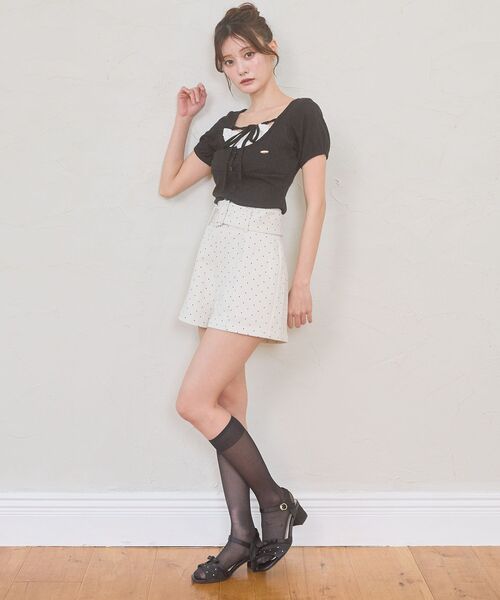 MAJESTIC LEGON（マジェスティックレゴン） tシャツ 半袖 リボン 