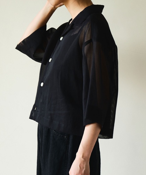 nicolson&nicolson ブラウス シャツ 半袖 nicholson ＆ nicholson 