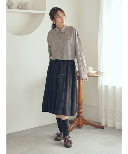 「Mila Owen」 長袖シャツ 0 ピンク レディース_画像3