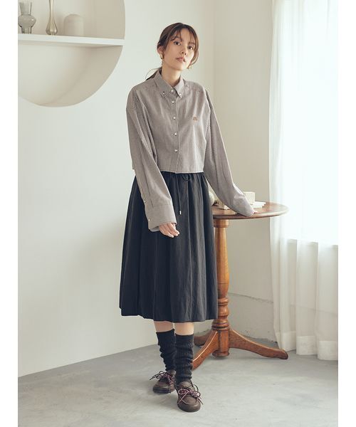 「Mila Owen」 長袖シャツ 0 ピンク レディース_画像4