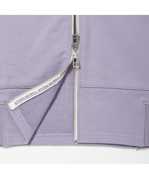 STUDIO SEVEN ジップアップパーカー LARGE ブラック メンズ : ZOZOTOWN